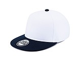 Snap cap, white/navy