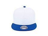 Snap cap, white/royal