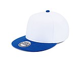 Snap cap, white/royal