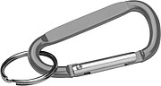 Snap hook keyring