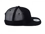 Snap mesh cap, black
