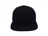Snap mesh cap, black