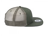 Snap mesh cap, olive