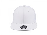 Snap mesh cap, white