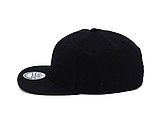 SNAPO flat brim cap, black