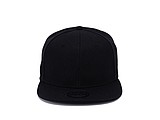 SNAPO flat brim cap, black