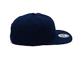 SNAPO flat brim cap, navy