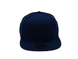 SNAPO flat brim cap, navy