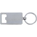 Snapper bamboo keychain with bottle opener, natural