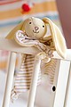 Snuggle bunny,colour yellow, white, brown