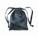 Soft polyester eye mask, stone grey