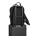 Soft Tote Backpack, black, grey