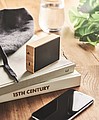 Solar bamboo wireless speaker