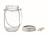 Solar mason jar outdoor lamp