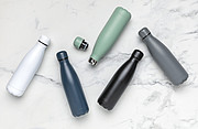 Solid colour vacuum stainless steel bottle