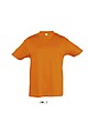 SOLS REGENT KIDS Round neck t-shirt, orange, 10 years