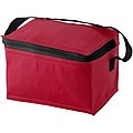 Spectrum 6-can cooler bag, red,black