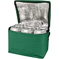 Spectrum 6-can recycled non-woven cooler bag 4L, green
