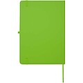 Spectrum Plus A5 hard cover notebook, lime green