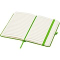 Spectrum Plus A6 hard cover notebook, lime green
