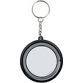 Spinx recycled plastic gyroscope fidget keychain, solid black