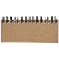 Spiral sticky note book, natural