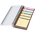 Spiral sticky note book, natural