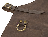 Split leather apron