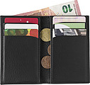 Split leather RFID (anti skimming) credit card wall