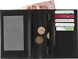 Split leather RFID (anti skimming) purse