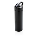 Sport bottle with straw,black