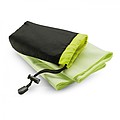 Sport towel in nylon pouch, green