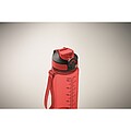 Sports bottle 700ml, transparent red