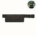 Sports waist bag 600D RPET, black