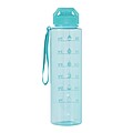 Sports water bottle, light blue