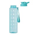 Sports water bottle, light blue