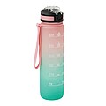 Sports water bottle, pink, turquoise