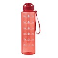 Sports water bottle, red