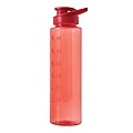 Sports water bottle, red