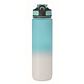 Sports water bottle RPET 1L, baby blue