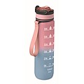 Sports water bottle RPET 1L, baby pink