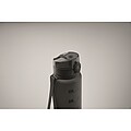 Sports water bottle RPET 1L, black