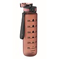 Sports water bottle RPET 1L, burgundy