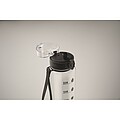 Sports water bottle RPET 1L, transparent