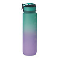 Sports water bottle RPET 1L, turquoise