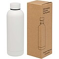 Spring 500 ml RCS certified recycled stainless steel copper vacuum insulated bottle, white