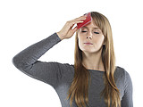 Square shaped plastic hot/cold pack