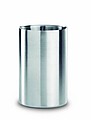 Stainless steel bottle cooler, matt silver
