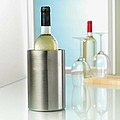 Stainless steel bottle cooler, matt silver