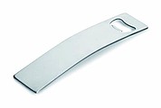 Stainless steel bottle opener, matt silver